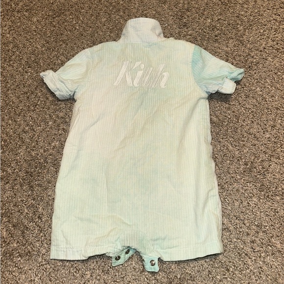 Kith Mint and White Textured Romper - Picture 1 of 4